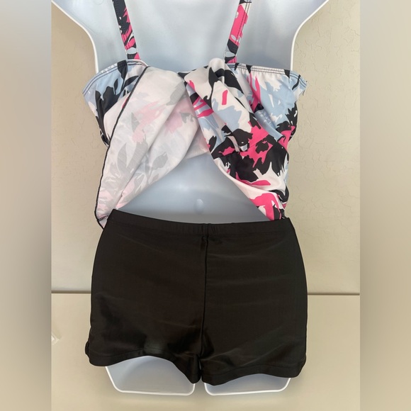 Century Star 2 Piece (Tank & Short) Women’s Tankini Swimwear Size XXL - Picture 4 of 6